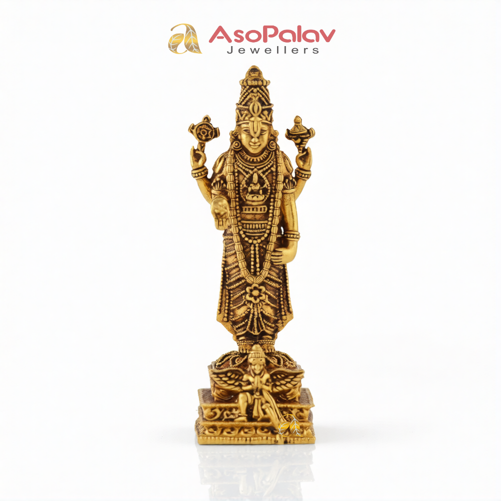 Divine Balaji Idol In Gold