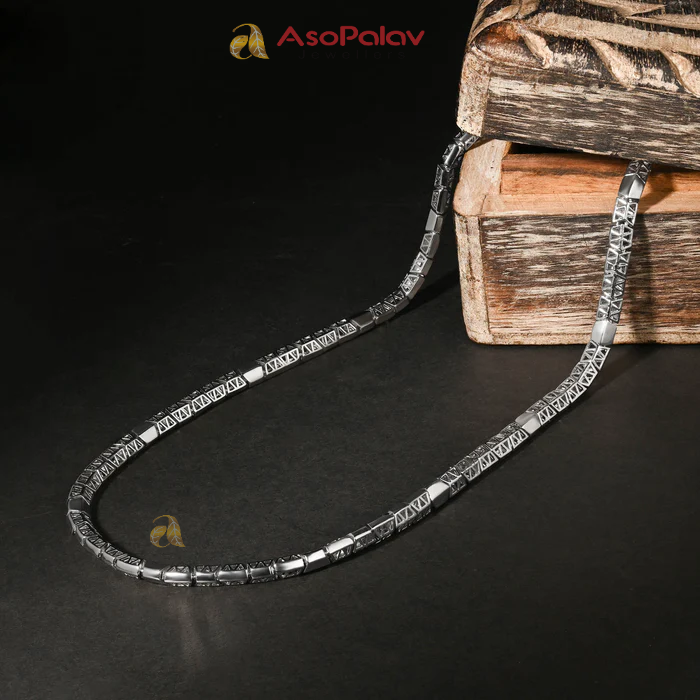 GeoGrid Silver Chain