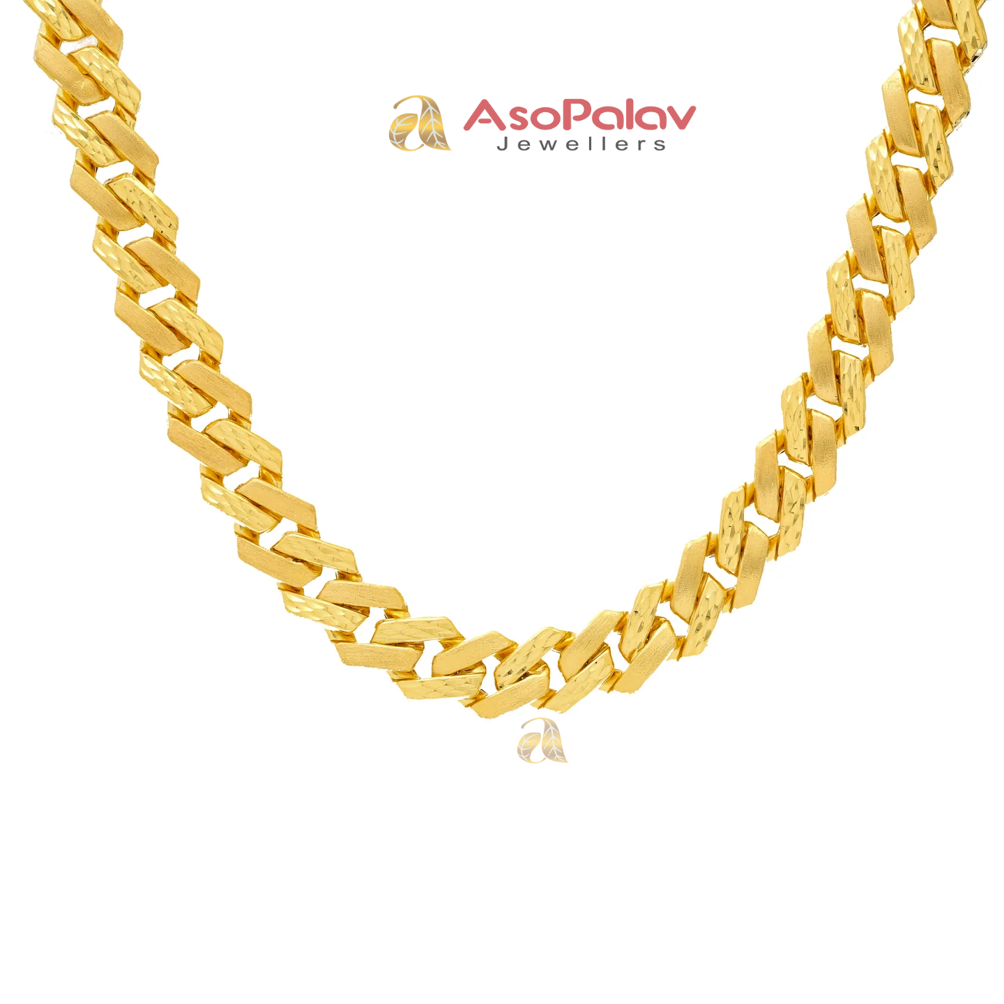 22K Yellow Gold Cuban Link Chain 24" 83.5 Grams Luxury Necklace