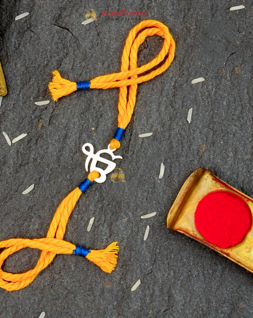 925 Sterling Silver Ek Onkar Rakhi for Raksha Bandhan