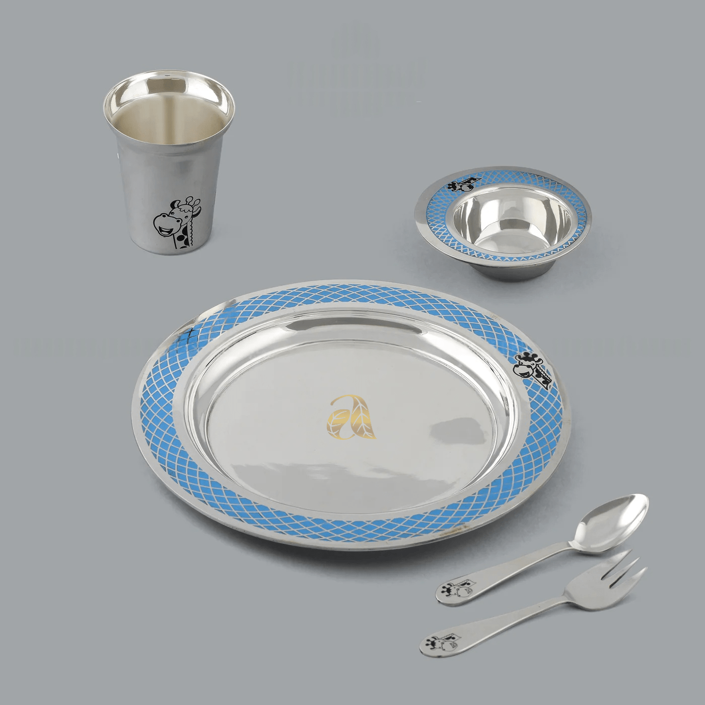 Pure Silver Dinner Set for Baby for Boy - Image 4