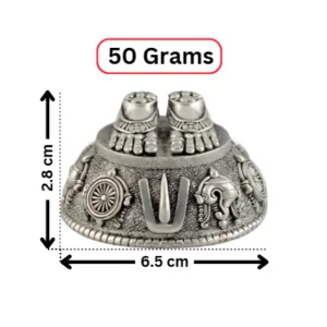Silver Venkateshwara Swamy Padalu Crafted from Antique 92.5 Silver