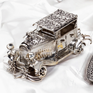 Antique Car in Silver