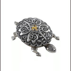 Antique Silver Tortoise Box