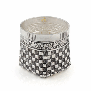 Silver Vase in Brit Motif