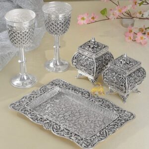 Regal Antique Silver Dining Set