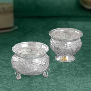 Silver Prasadam Bowl