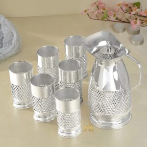 Silver Refreshment Jug & Glass Set
